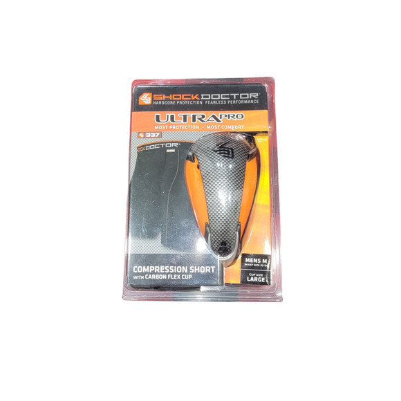 Shock Doctor Ultra Pro Compression Short w/Carbon Flex Cup size M/L Sports‎ BNIB - Picture 1 of 4